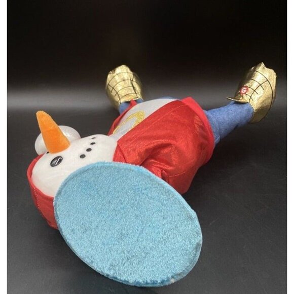 Gemmy Hip Hop Rap Snowman Sings Vanilla Ice Ice Baby Dances 13” Handstand - Picture 6 of 6